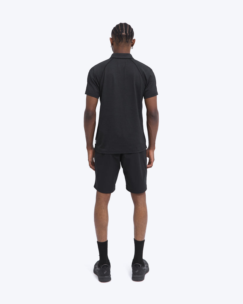 吸湿発散☆【Reigning Champ】 半袖 メッシュ トレーニングポロ Reigning Champ | レイニングチャンプ】Solotex Mesh Polo