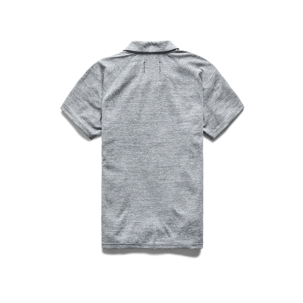 【Reigning Champ】シームレスメッシュ・半袖ストレッチポロ Reigning Champ | レイニングチャンプ】Solotex Mesh Monogram