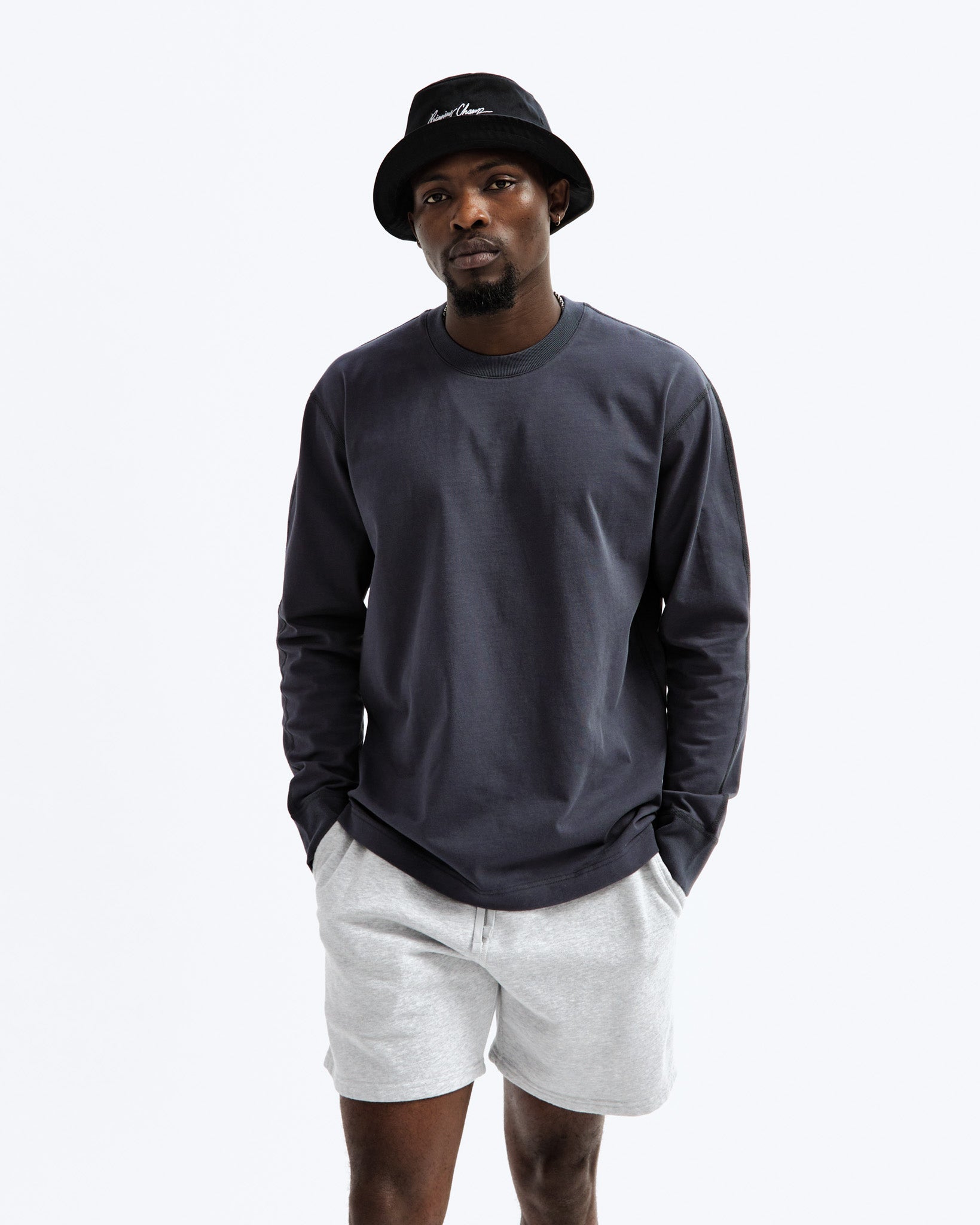 Reigning Champ | レイニングチャンプ】Midweight Jersey Long Sleeve 