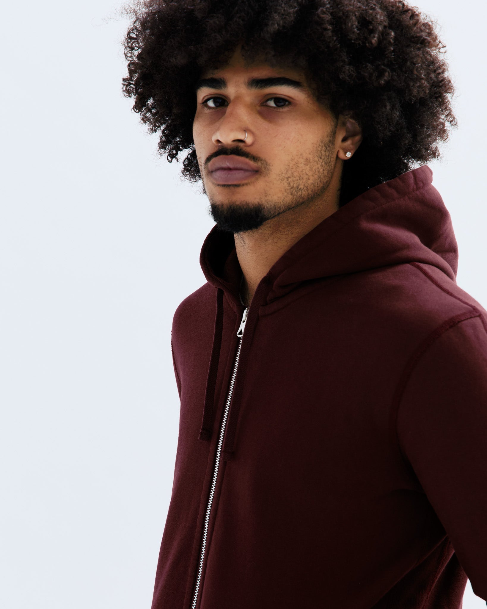 Midweight Terry Full Zip Hoodie