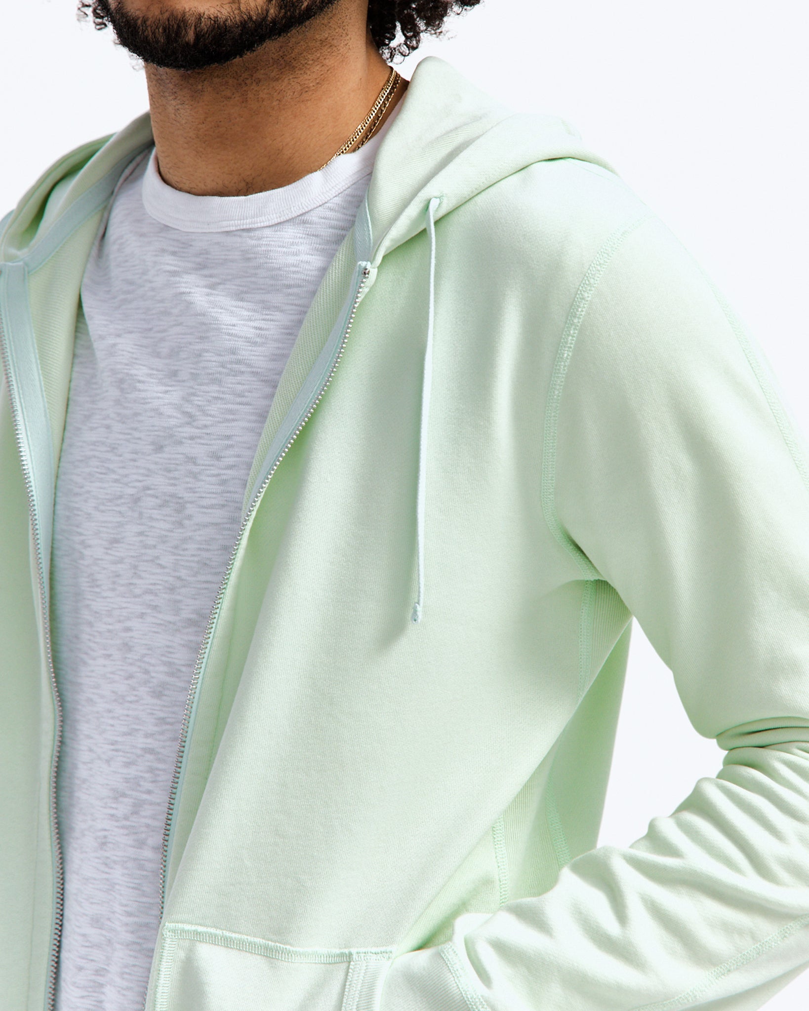 Lightweight Terry Full Zip Hoodie