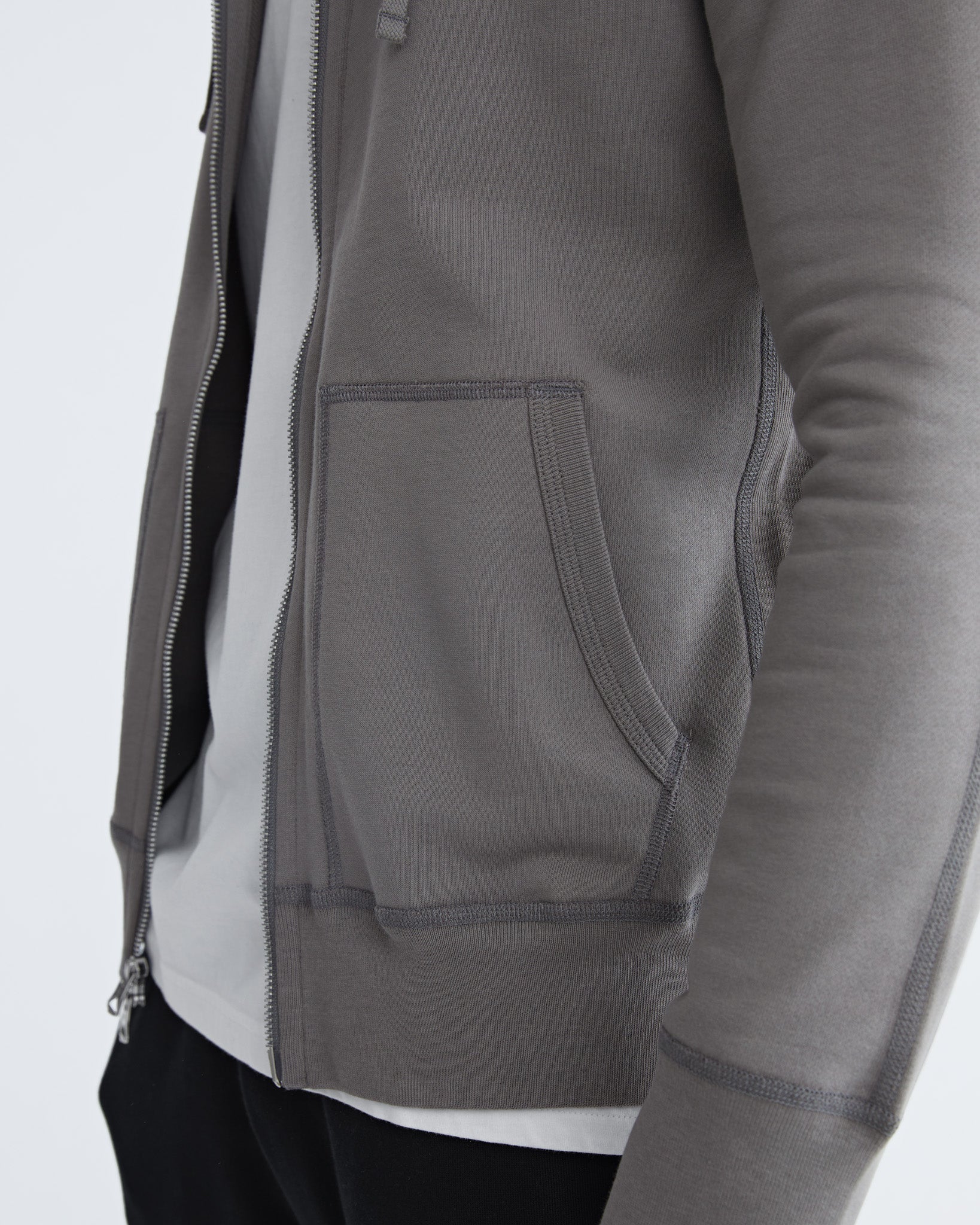 Lightweight Terry Full Zip Hoodie