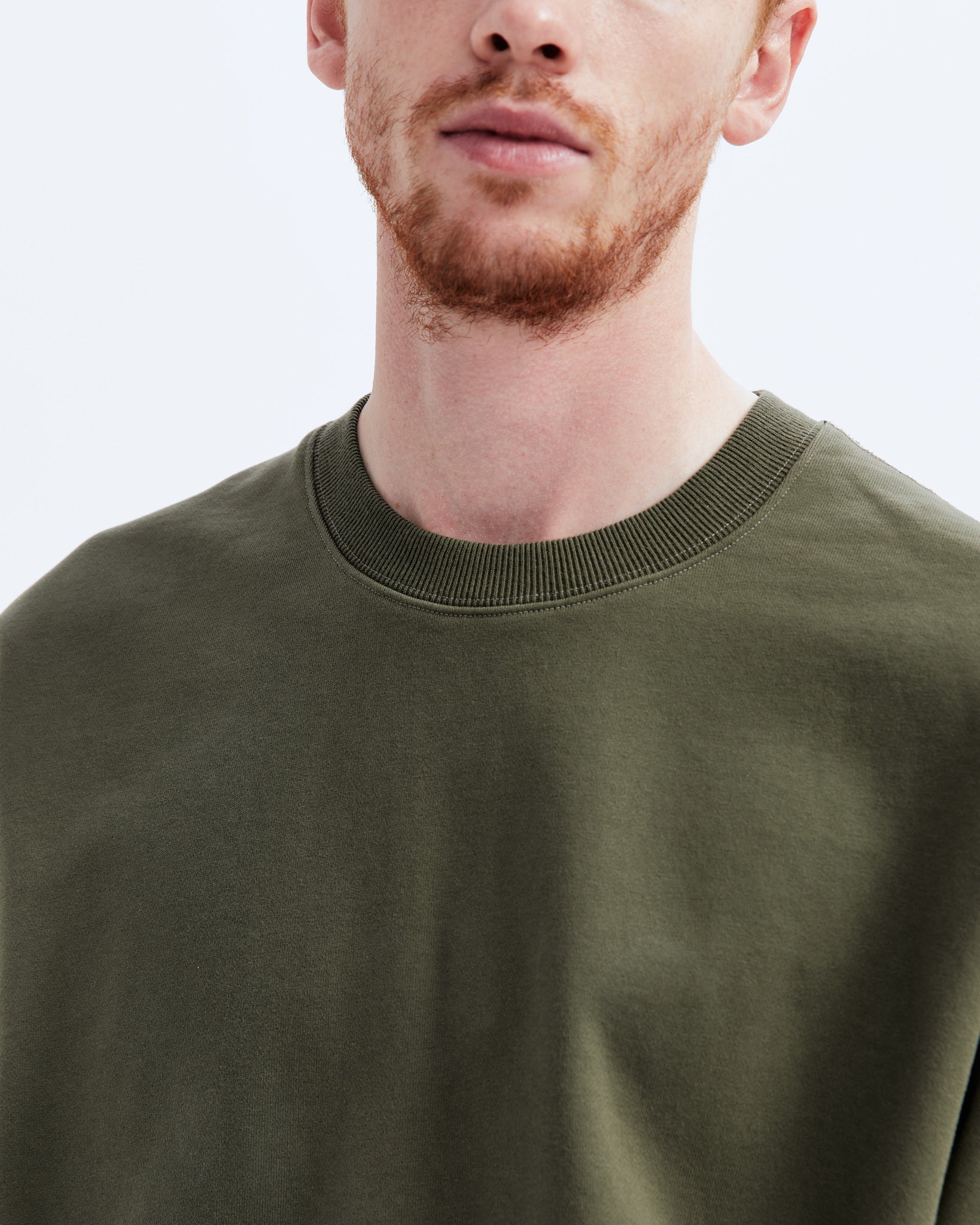 Midweight Terry Relaxed Crewneck