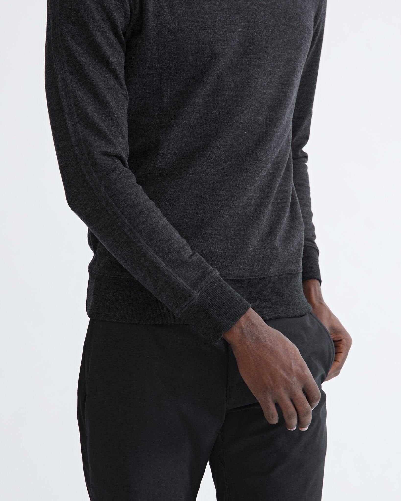 Merino Terry Crewneck