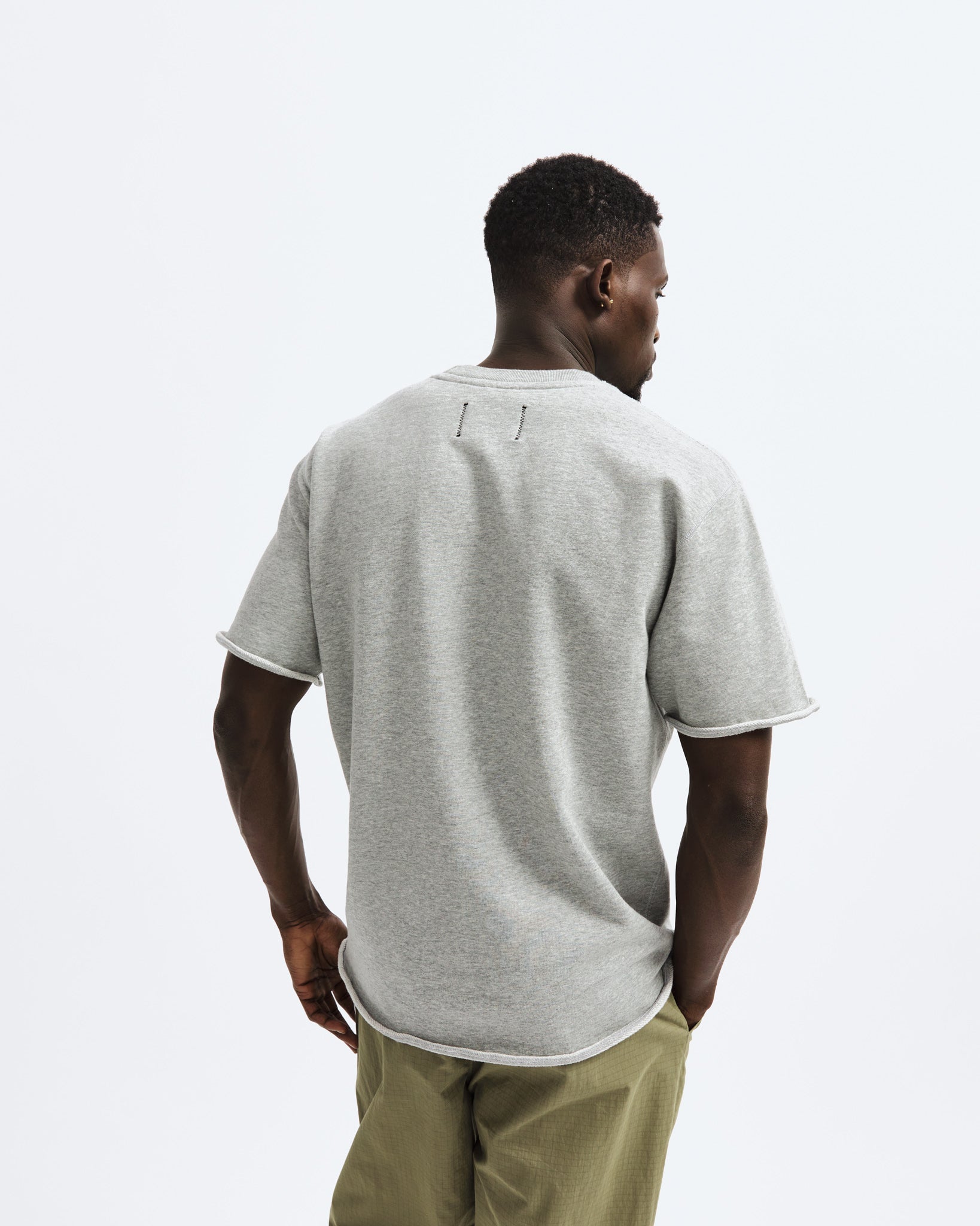 Lightweight Terry Cut-Off T-shirt