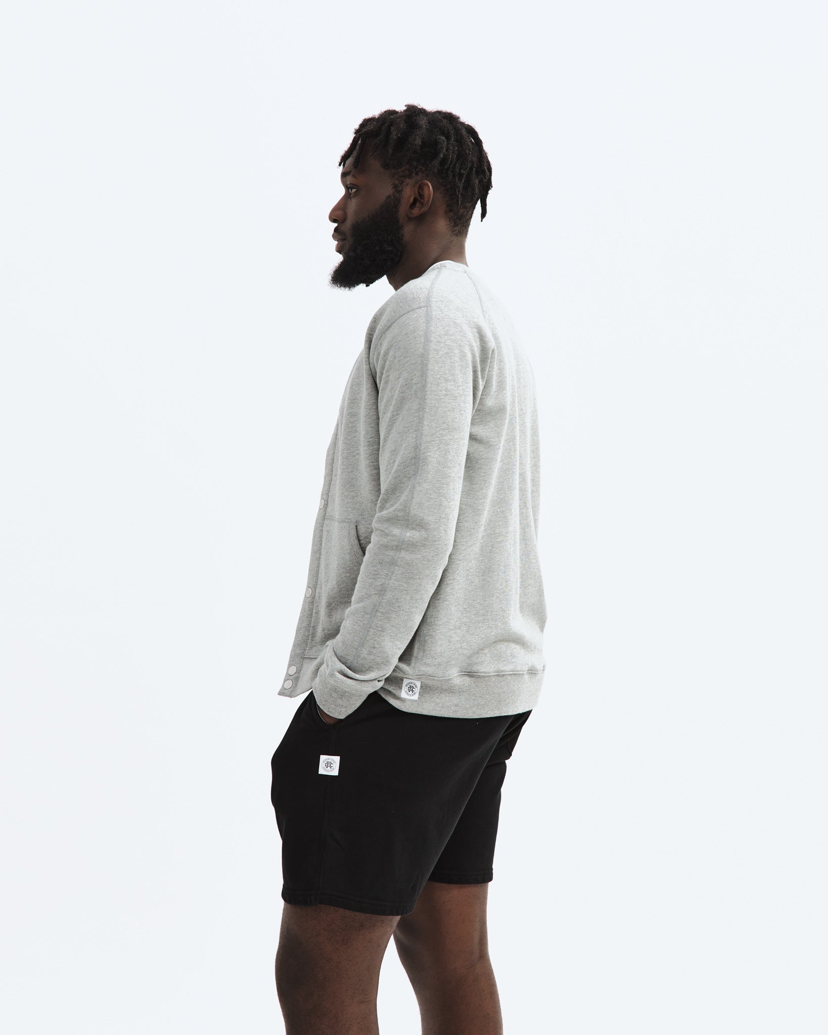Lightweight Terry Slim Cardigan