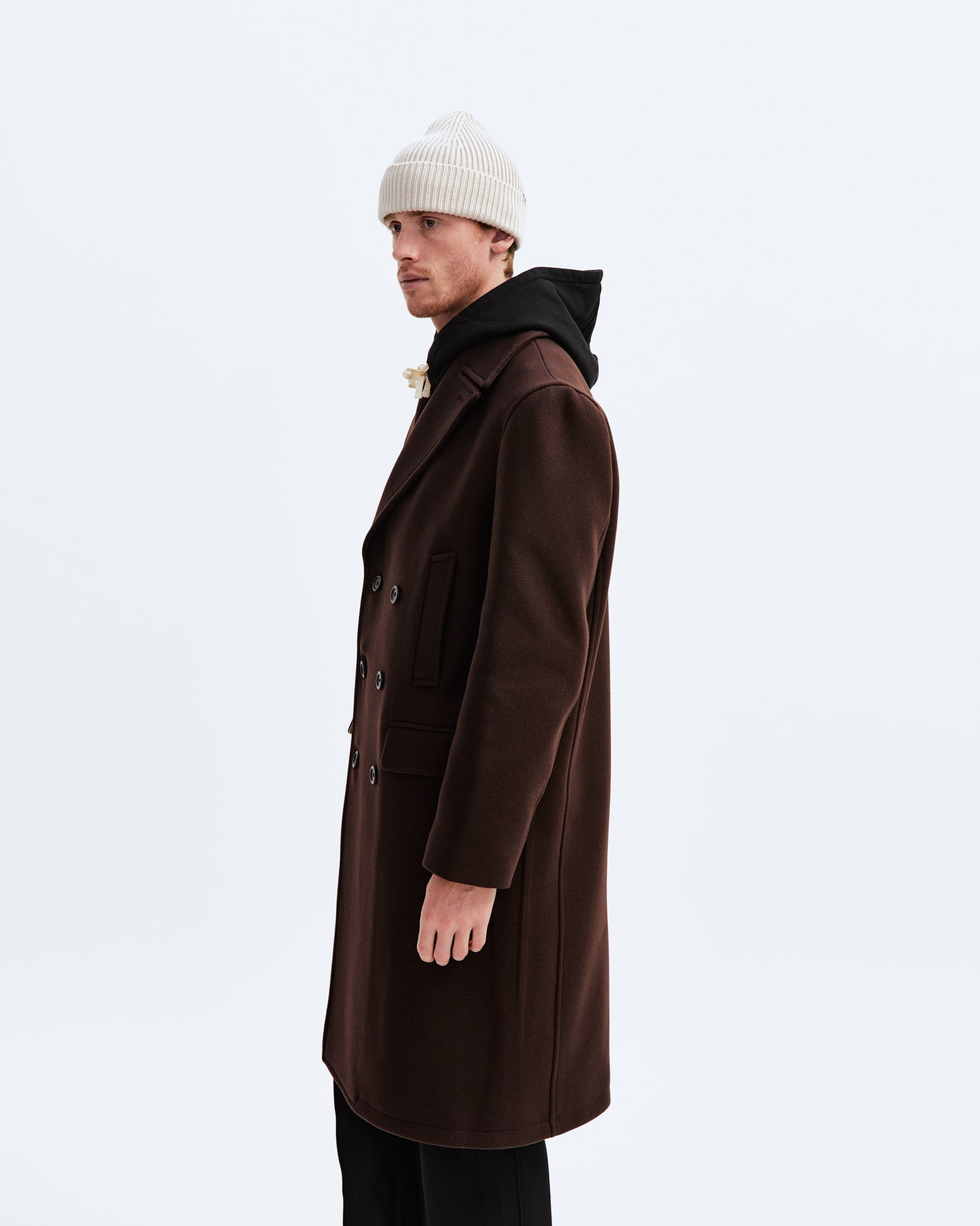 Melton Wool Polo Coat