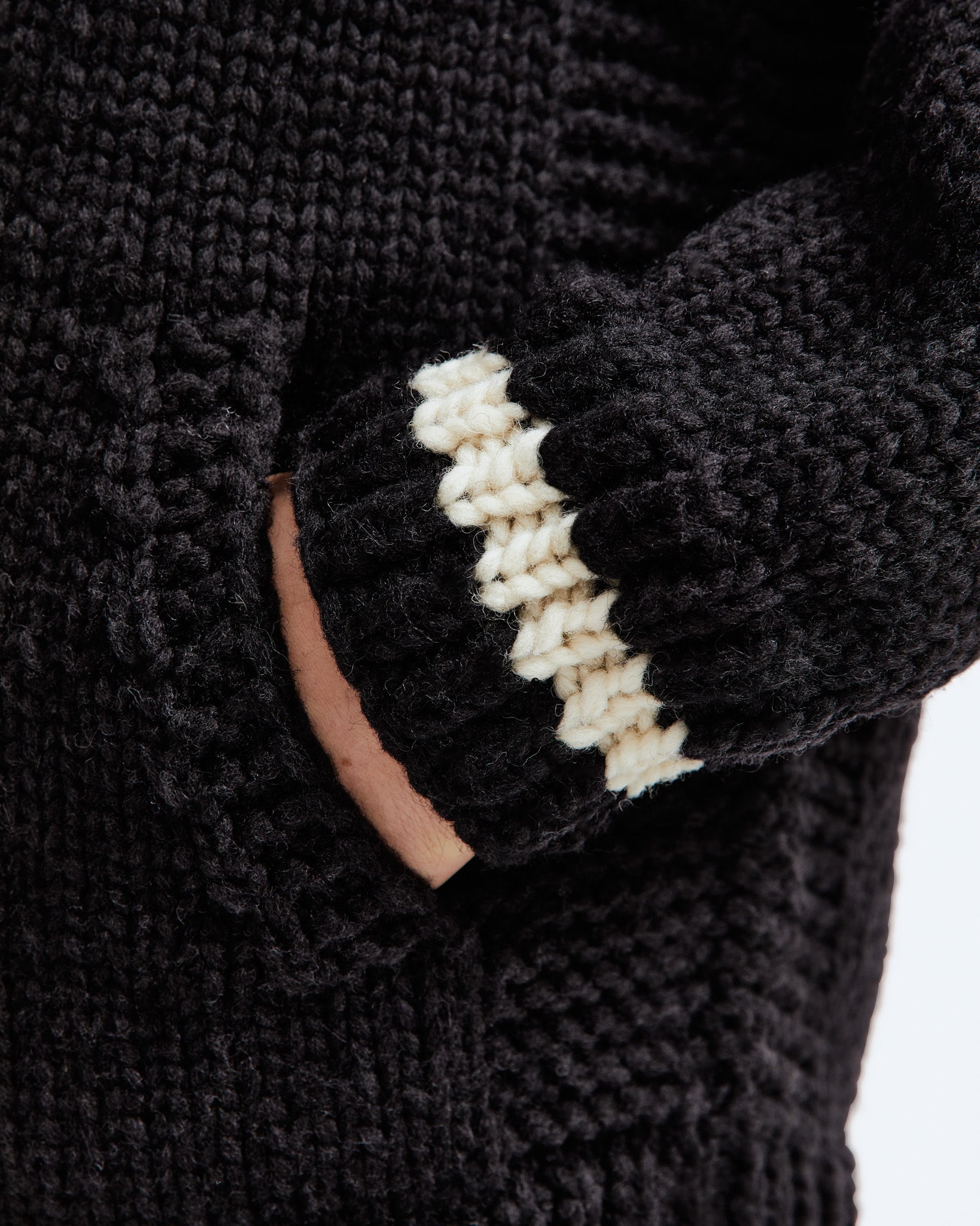 Handknit Varsity Sweater