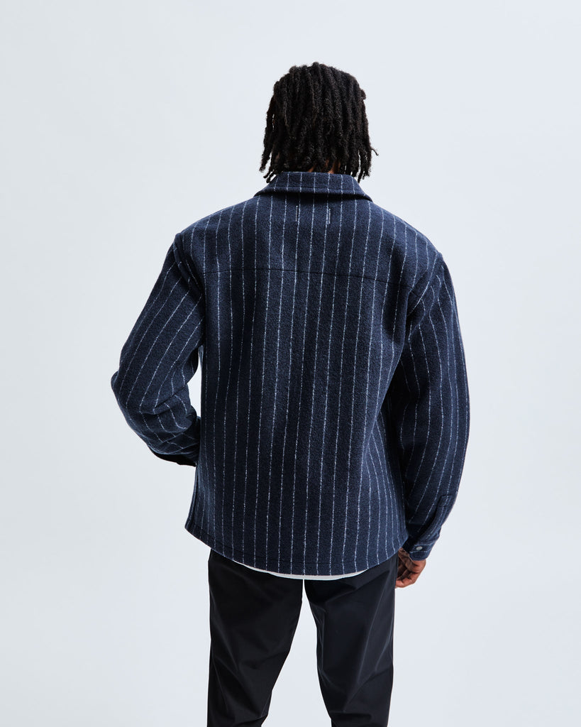 Kahoʻokupuʻulu Yuen Pullover Aloha Shirt- Lighthouse