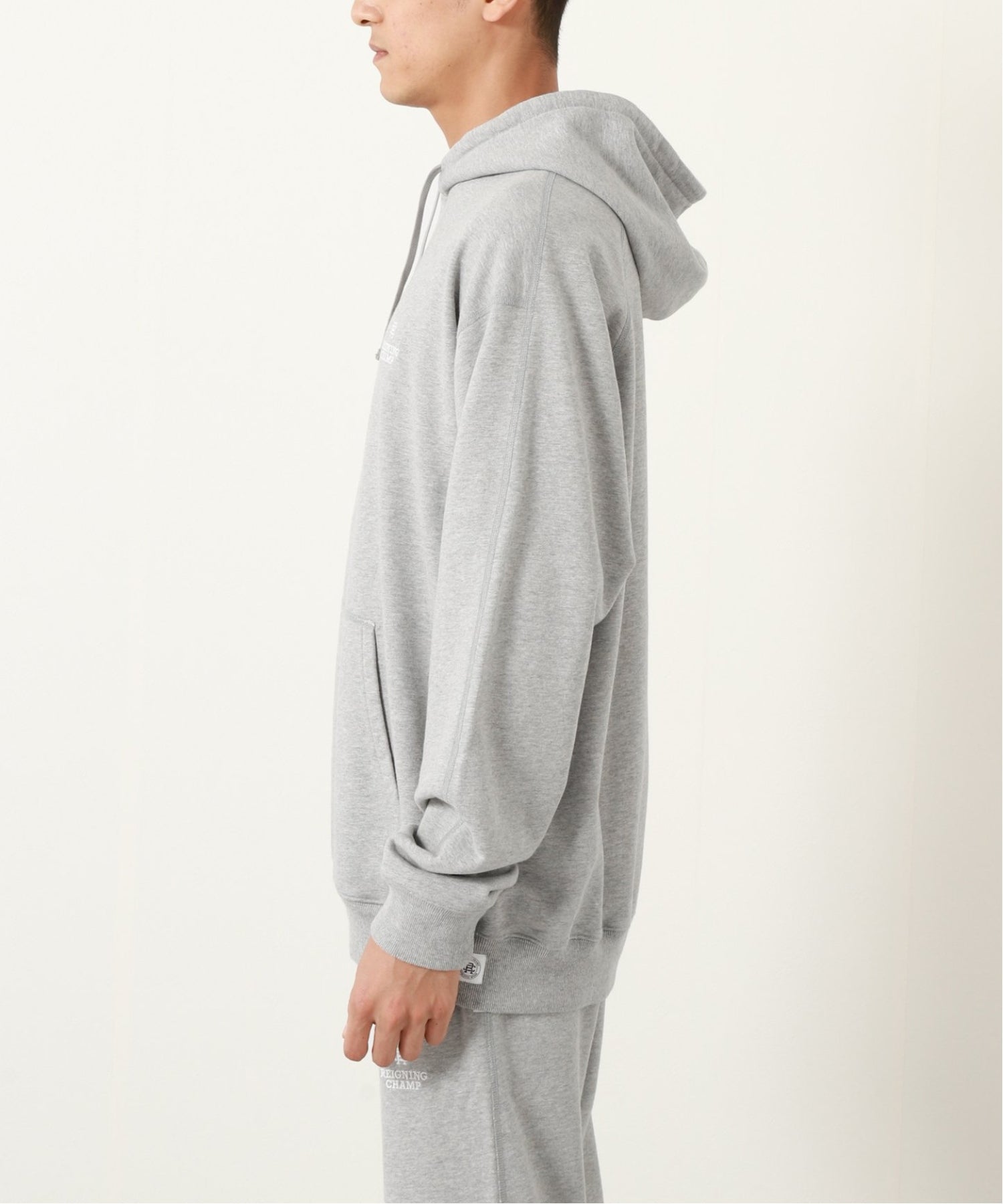 JPN SMU EMB. RELAXED PULLOVER HOODIE MIDWEIGHT TERRY